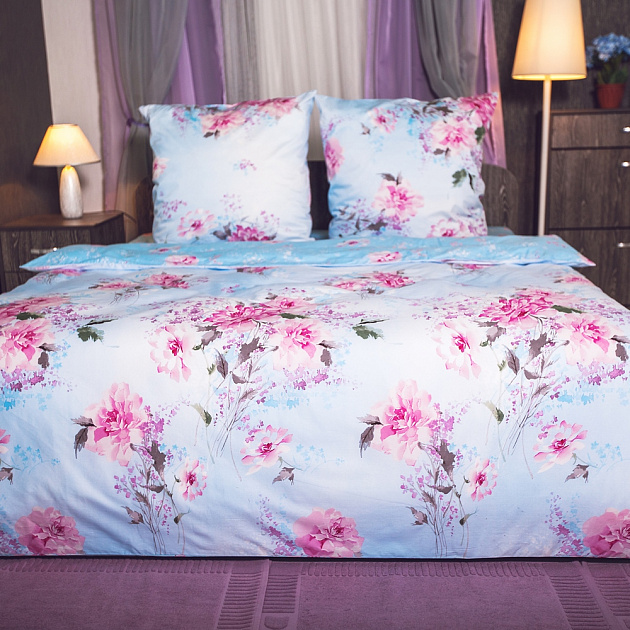 Комплект постельного белья Диана ДеНастия, 2 спальный, 2 наволочки 70x70 см, сатин 000000000001116695
