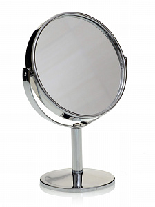 Зеркало косметическое D8,4см стекло/металл 000000000001209155