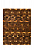 Доска разделочная 45x35x3,8см DE'NASTIA прямоугольная шашечки дерево акация 000000000001216974