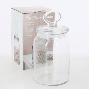 KITCHEN SLIM Банка для сыпучих продуктов 860мл PASABAHCE стекло 96762 000000000001191516