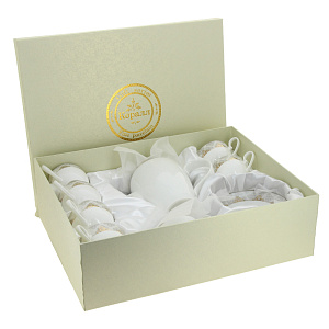 Чайный набор Вензель Коралл, 14 предметов 000000000001166726