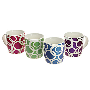 Набор кружек Wellberg, фарфор, 4 предмета 000000000001172368