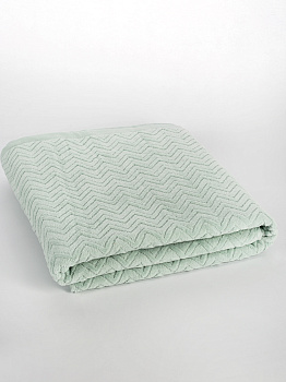 Полотенце махровое 100х150см LUCKY Зигзаг мятный хлопок-100% 000000000001214741