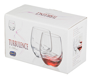 Набор стаканов 2шт 500мл BOHEMIA CRISTAL Турбуленция стекло 000000000001117624