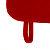 Коврик Бабочки Банные штучки, красный, войлок 000000000001135642
