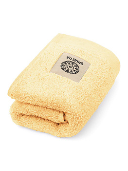 Полотенце 35х70см DE'NASTIA SOFT COLLECTION желтый хлопок-100% 000000000001216109