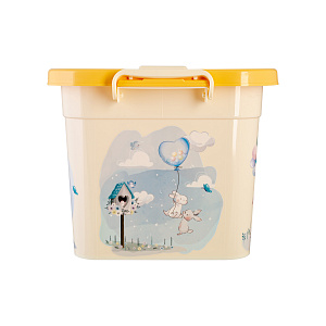 Ящик детский 10л 35,5х23,5х19см ПОЛИМЕРБЫТ Giraffix пластик 000000000001213081