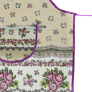 Фартук Павлопосадские мотивы Мультидом, 52?72 см, хлопок 000000000001126985