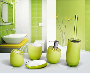 Tatkraft REPOSE GREEN Дозатор для жидкого мыла,  многослойный акрил 000000000001106678