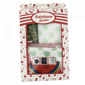 Набор из 3-х пр. Rainbow home "Красочный" (салфетка «набивная» + салфетка чистящая + губка для мытья посуды) 3020215566 000000000001120733