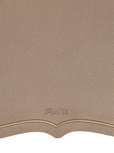 Салфетка сервировочная 45x30см DE'NASTIA С отстрочкой фигурный прямоугольник бронза ПВХ 000000000001221311
