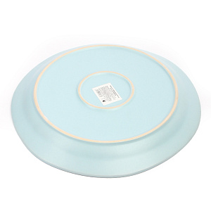 Тарелка обеденная 26см в ассортименте глазурованная керамика 000000000001213945