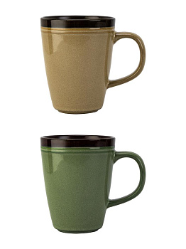 Кружка 350мл в ассортименте керамика 000000000001227212