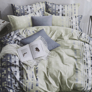 КПБ 1,5-спальное Любовь и жизнь. Наволочки 2шт 70х70см, простыня 150х215см, пододеяльник 145х215см. Бязь 125гр 100% хлопок. 807/1,5 000000000001204721