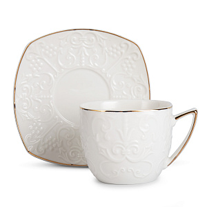 Пара чайная LAGARD 220мл/блюдце фарфор SH08088 000000000001219868