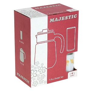 Набор питьевой с кувшином Rose Crawn, 7 предметов 000000000001066181