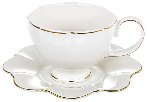 Набор чайный 12 предметов (чашка 220мл-6шт/блюдце-6шт) BALSFORD Грация Луиза подарочная упаковка фарфор 000000000001193977