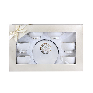 Набор чайный 12 предметов 230мл Лирана фарфор 000000000001217366