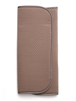 Коврик для сушки посуды 38x51см DE'NASTIA коричневый полиэстер 000000000001182914