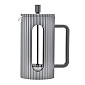 Френч-пресс 1л BRAVO серый боросиликатное стекло