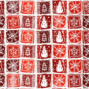 Бумага упаковочная 68,5х100см ИНТЕРПАК Еловые бусы 000000000001215334