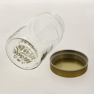 Банка для сыпучих продуктов 1,4л RENGA с металлической крышкой стекло 000000000001203282