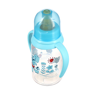 Бутылочка с соской от 0 месяцев Веселые животные Lubby, 250мл 000000000001135407