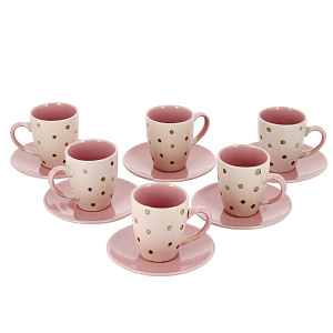 Кофейный набор Agness, 100мл, 12 предметов 000000000001166327