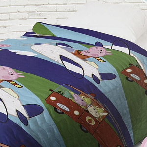 Покрывало 145*200 стеганое.100%хлопок.бязь"Непоседа"Ассорти лицензия471192 000000000001188777