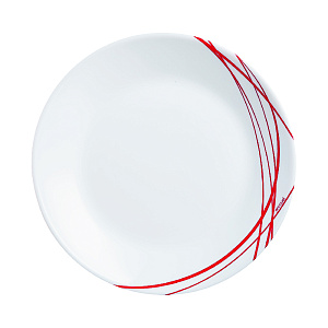 DOMITILLE RED Тарелка обеденная 25см LUMINARC опал P3347 000000000001188616