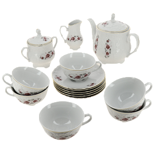 Сервиз чайный 15 предметов CMIELOW Rococo G577 фарфор 000000000001172738
