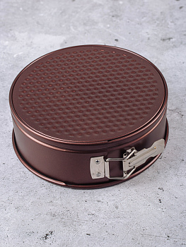 Форма для выпечки 20см 0,4мм SWEET HOME разъемная антипригарная chocolate сталь 000000000001190697