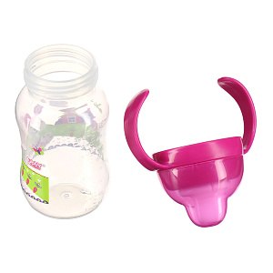 Поильник-Непроливайка с твердым носиком Веселые животные Lubby, от 6 месяцев, 250мл 000000000001135464