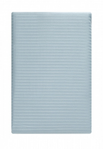 Проcтыня 160х240см DE'NASTIA голубой сатин-страйп 3мм хлопок-100% 000000000001215575