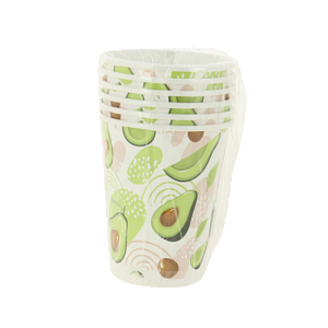 Набор бумажных стаканов 6шт 250мл ND PLAY Авокадо1 000000000001207151