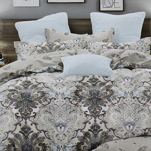 КПБ 1,5сп Любовь и жизнь, поплин, 100% хлопок, плотность 115гр. (наволочки 2шт 70*70, простынь 150*215, пододеяльник 145*215) арт. 28409/1,5 000000000001202043