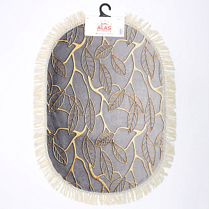 Набор ковриков 2шт (60х100см, 50х60см) ALAS EV TEKSTIL овальные полиэстер 000000000001212095