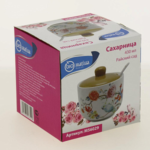 Сахарница 430мл Райский сад Доломит M56029 000000000001193759