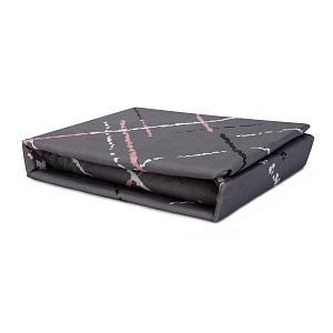 Комплект постельного белья 2,0сп СОФТИ (пододеяльник 180х218см, простыня 182х220см, наволочка 70х70см-2шт) Геометрия серый полиэстер/хлопок 000000000001226131