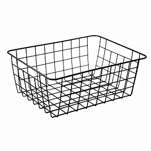 Корзина для хранения 22х16,5х10см черный металл 000000000001224388