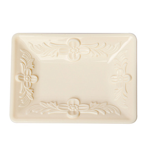 Набор для ванны Тренд Прованс (диспенсер, стакан, мыльница) молочный пластик 000000000001215722