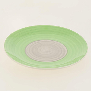 Тарелка десертная 19см ELRINGTON АЭРОГРАФ зеленый керамика 000000000001205661