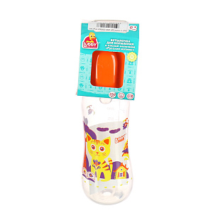 Бутылочка с соской от 0 месяцев Русские мотивы Lubby, 240-250мл 000000000001135388