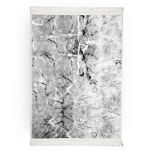 Ковер 60х90см Мрамор серый  полиэстер 000000000001213325