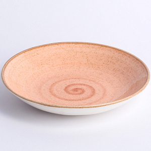 Тарелка суповая 21см TULU PORSELEN Active Deniz Coral фарфор 000000000001212296