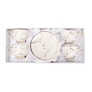 Набор чайный 8 предметов LAGARD (чашка 200мл-4шт/блюдце 15см-4шт) фарфор SH08069 000000000001220547