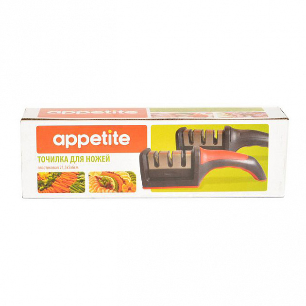 Точилка для ножей APPETITE черный нержавеющая сталь 000000000001197036