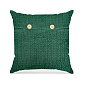 Наволочка декоративная 40х40см LUCKY WOVEN SGE-GRETA зеленый хлопок 100%
