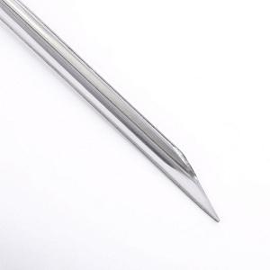 Набор шампуров уголок 6шт 65см деревянная лакированная ручка ЭКО в тубе нержавеющая сталь 000000000001211092