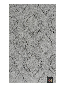 Коврик универсальный 60x100см DE'NASTIA рюши серый хлопок 000000000001219585